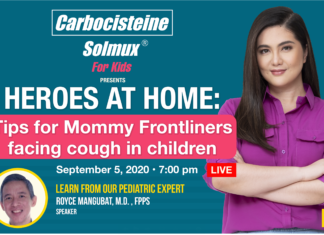 Heroes At Home: Tips for Mommy Frontliners facing cough in Children